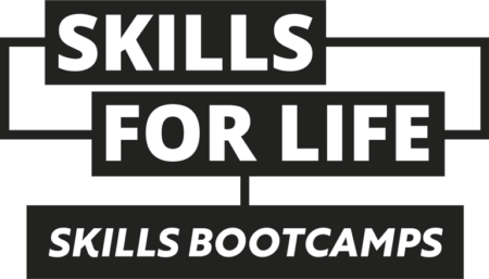 Skills for Life logo - white background